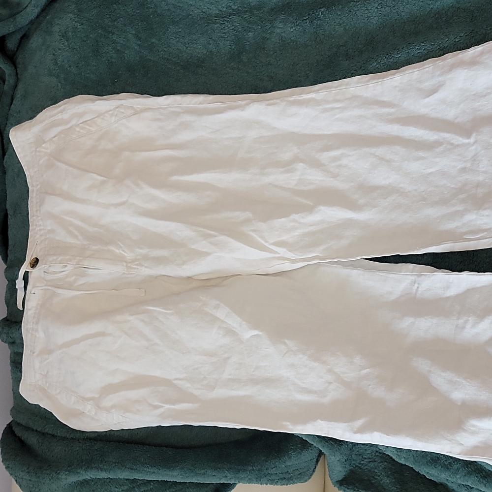 Men's Tommy Hilfiger white linen pants 36/32